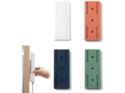 Conjunto De 4 Fixadores De Socket Autoadherentes Para Fixação Na Parede