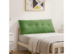 Vidaxl Travesseiro Para Costas Verde Claro 120 X 50 Cm