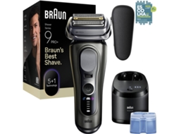 Máquina de Barbear BRAUN Series 9 PRO+ 9655CC (Autonomia 60 min - Recarregável)