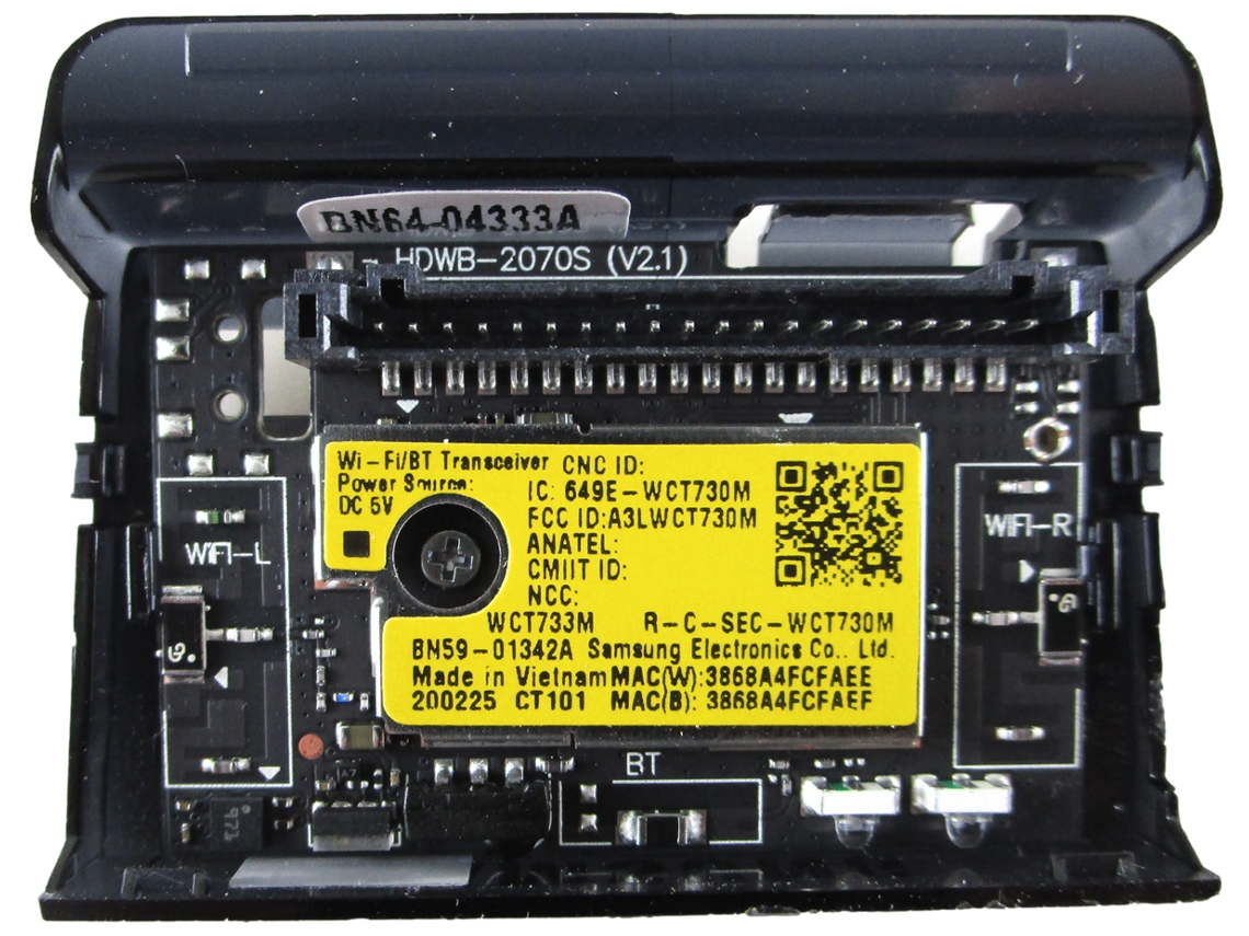 Módulo Wi-fi E Bluetooth Wireless Para Televisão Samsung Bn59-01342a