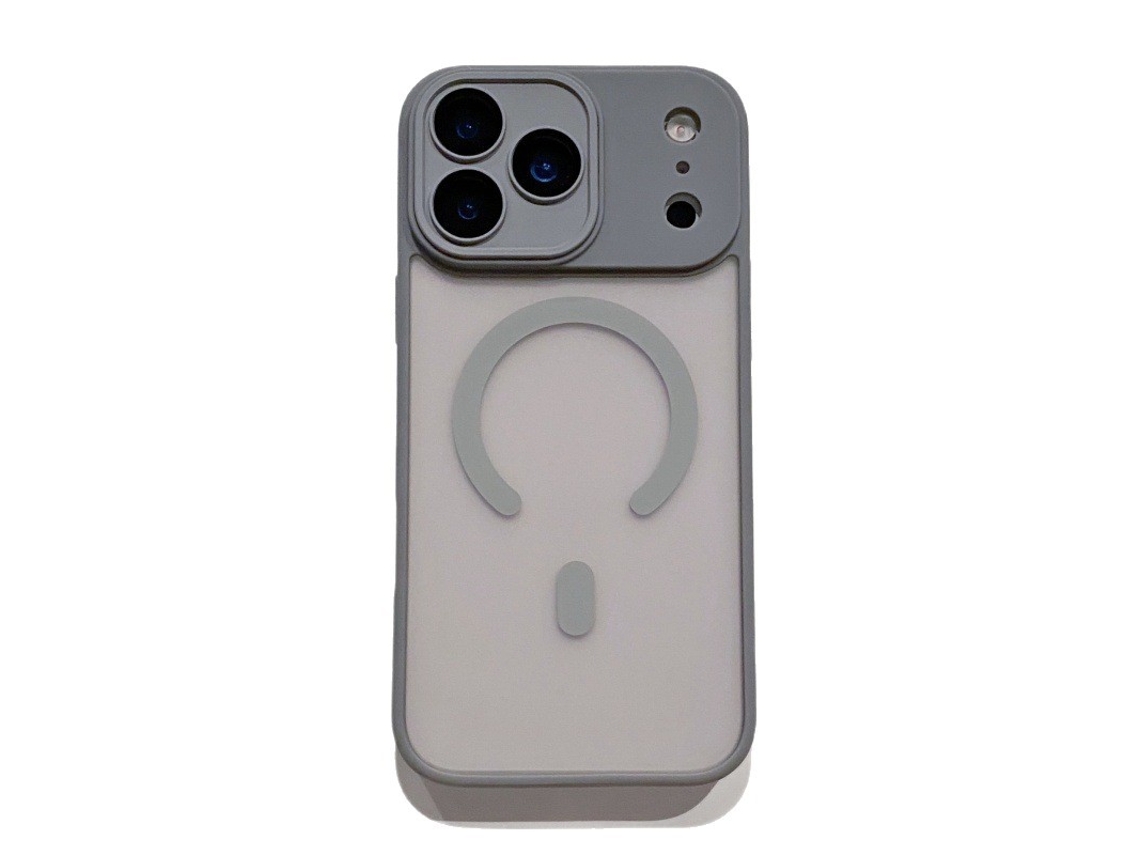 Capa Cinzenta Compatível Com Iphone 18 Pro, Proteção Total Da Câmara E Estrutura Resistente A Quedas
