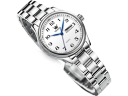 Lurelia Relógio Feminino, Movimento De Quartzo, Data/calendário, Luminoso, Detalhes Com Strass, 9,5 Mm, 0,37 Polegadas, 7,08 Polegadas, 14 Mm, Prata
