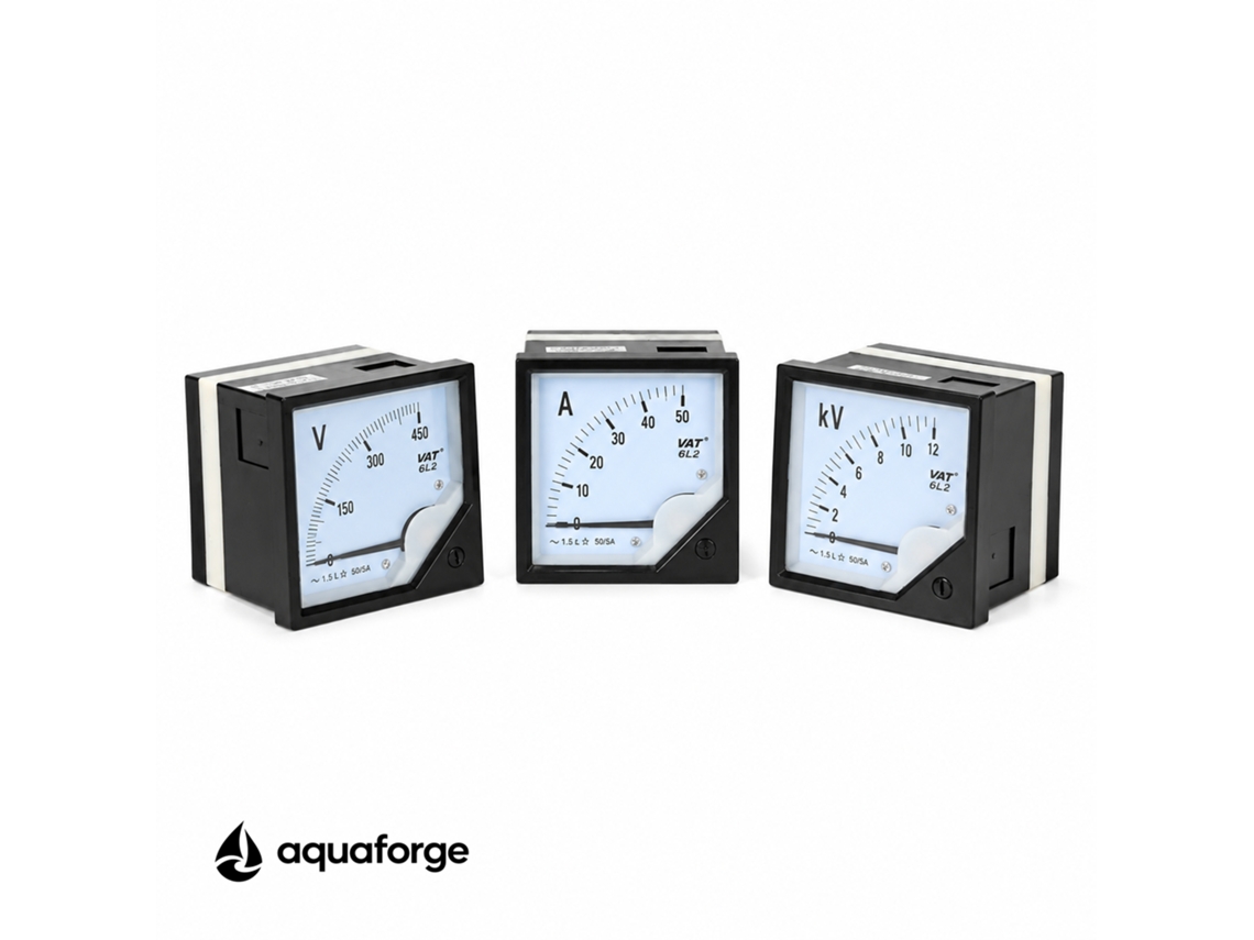 Medidor Analógico Vat 6l2 - V, A, Kv, Cosφ
