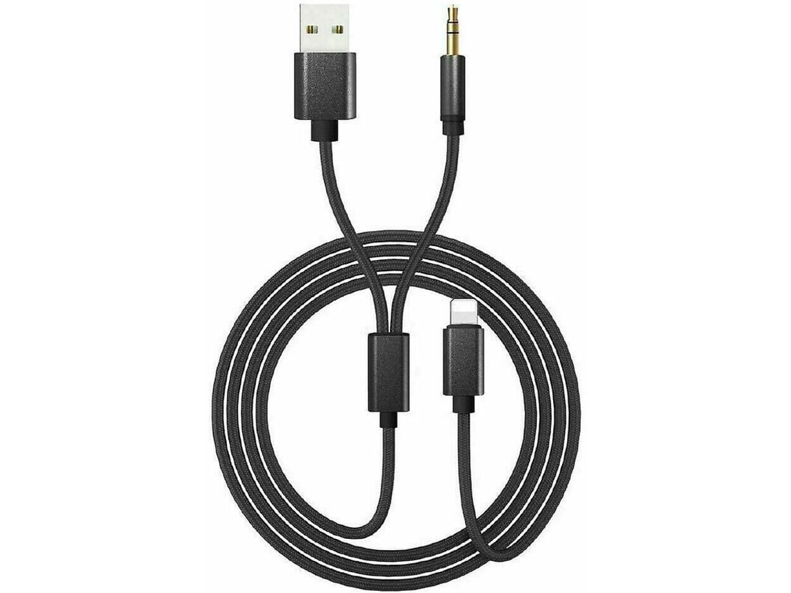 Adaptador De Áudio Universal, Blindagem Dupla Para Redução De Interferência, Conectores Resistentes À Corrosão Garantem Longevidade E Transmissão De S