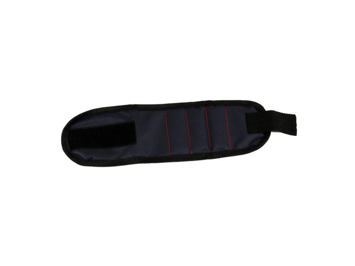Conjunto de 2 Pulseiras Magnéticas para Armazenamento Ferramentas, na Cor Azul, com 5 Fileiras de 10 Ímãs Cada BRILVIBERA