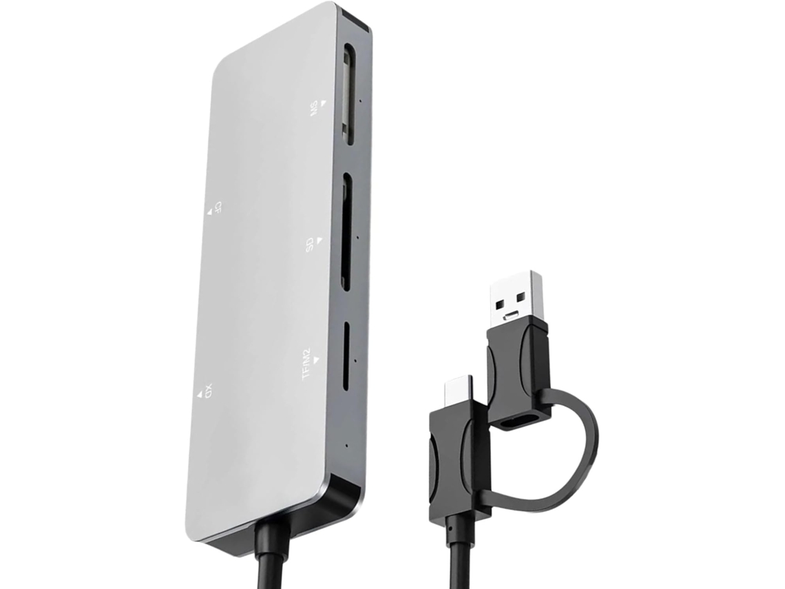 Leitor Universal de Cartões de Memória Compatível com 6 Formatos e com Portas Usb 3.0. SFUSHOS