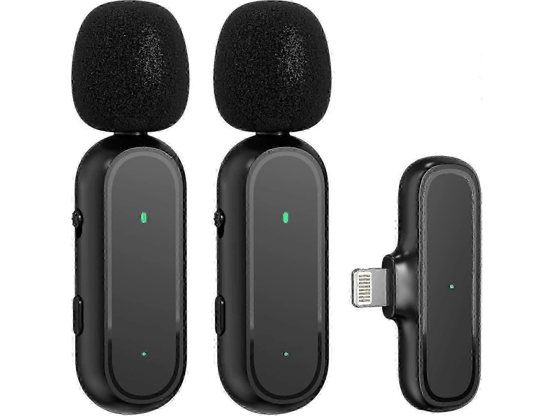 Microfone De Lapela Sem Fio Para Iphone Para Youtube E Vlog Nostalgia88