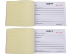 Cabilock Carnets De Resíduos De Pagamento Em Papel 2pcs Soluções Polivalentes Para Gestão De Compras E