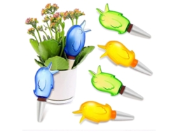 6 Peças De Globos De Rega Para Plantas Em Forma De Pássaro Borbulhos De Rega Automática Transparente Para Plantas Auto Regantes