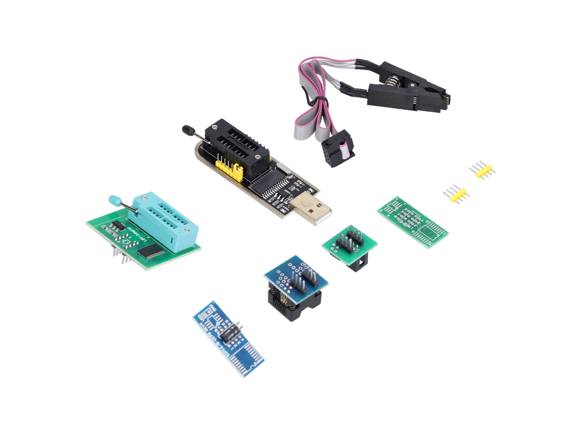Laxiscreed Conjunto De Clips Para Teste De Chips De Memória Flash, Acessórios Para Programador De Motherboard