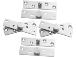 Conjunto De 4 Dobradiças Giratórias Em Aço Inoxidável Para Portas E