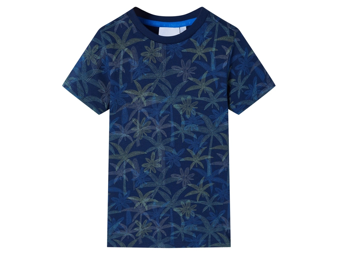 T-shirt Infantil Azul-escuro 104