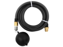 Vidaxl Mangueira De Sucção Com Conectores De Latão 1,1" 4 M Pvc Preto