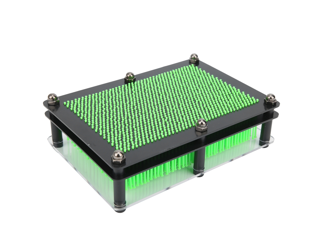 Primerox brinquedo de Arte com Pinos 3d Clone Sculpture Board Verde M Presente de Aniversário para Crianças Adultos