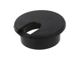 Lurelia Passa-cabos De Mesa, Pack De 10, 44 X 15 Mm, 14 X 12 Mm, Magnético, Preto