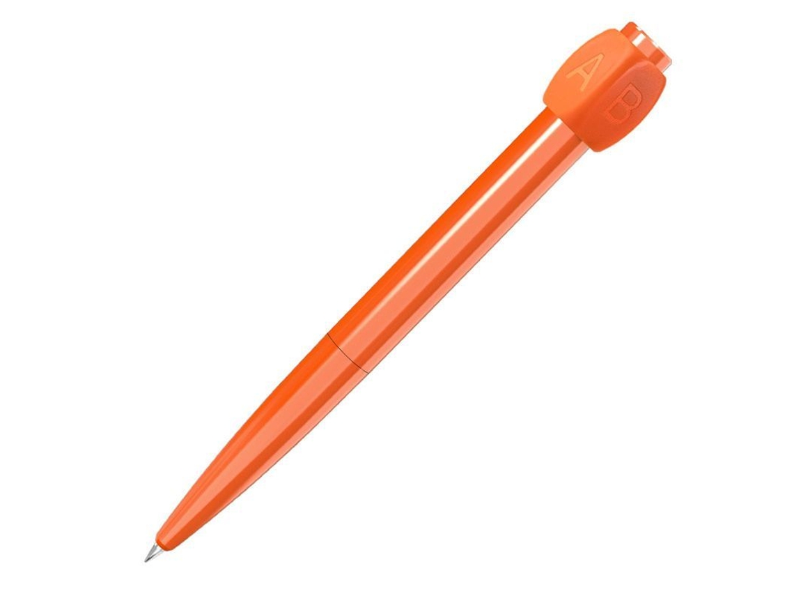 2026 caneta Fidget Spinner com Tampa Giratória Abcd Caneta Esferográfica Laranja 1/4x