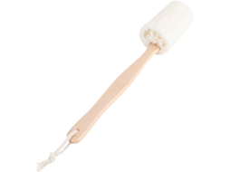 Escova De Banho Bucha Natural Ganazono, 36x10 Cm, Cabo De Madeira, Esfoliante Corporal Para Homens E Mulheres