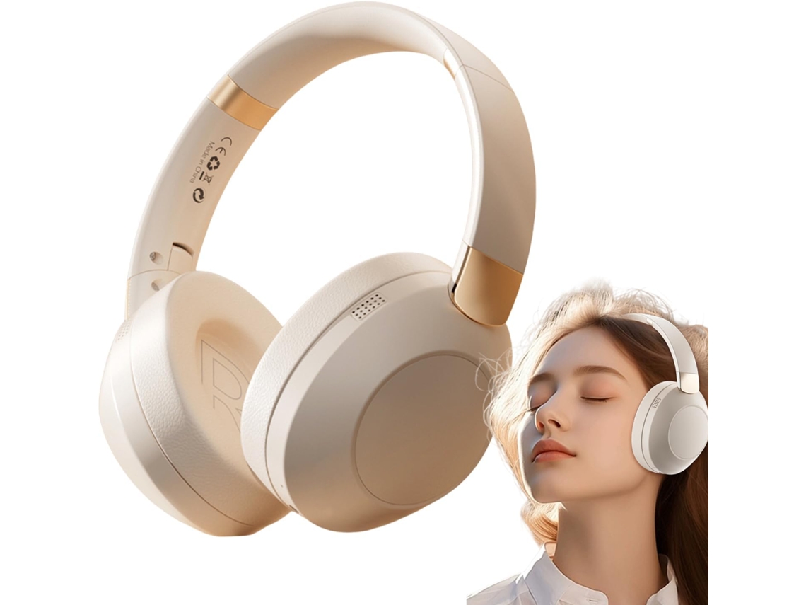 Fones De Ouvido Estéreo Sem Fio Supra Auriculares