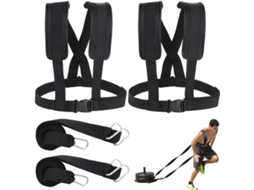 2-cintos De Trenó Para Treinamento Resistência, Equipamento Fitness Ajustável Com Alça Proteção Os Ombros