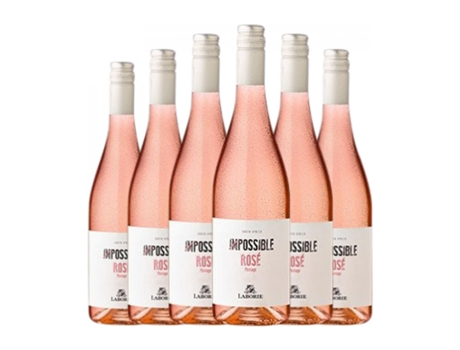 Vinho rosé LABORIE Impossible Rose Pinotage Western Cape (0.75 L - 6 Unidades)