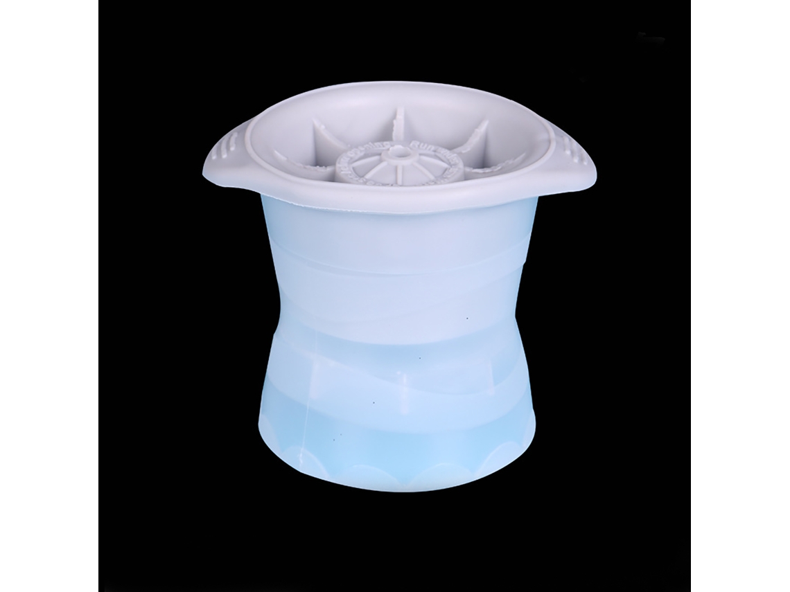 Molde de Gelo em Forma de Bola de Silicone para Whisky Diâmetro 6 Cm