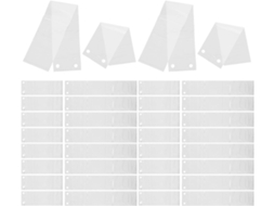Pacote Com 200 Bolsas Transparentes De Pe Para Guarda-chuvas Curtos E Longos - Estojos Práticos E Impermeáveis