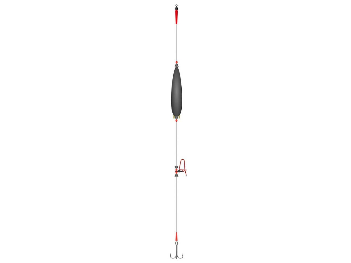 Líder Mono Catfish Set I 200 Cm Prateado 2/0Mikado