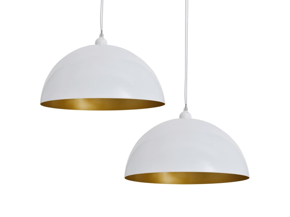 Ceiling Lamp, Ceiling Lamps Vidaxl Branco Metal (n/a)
