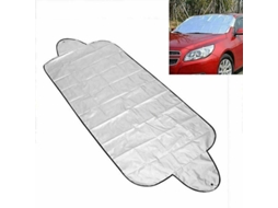 Protetor De Para-brisa Carro Dobrável Tela Solar Frontal Traseira Janela 70x200cm Prata