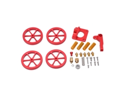 Kit Extruder Para Impressora 3d Aço Alumínio Porca Mola Bico Acessórios Nívelamento Ender 3 Leve Resistente