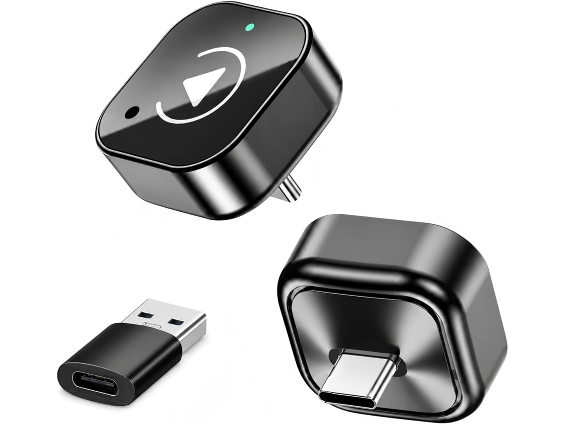 Adaptador Carplay Sem Fio Usb-c, Dongle Android Auto Compacto