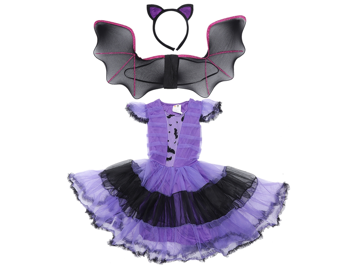 Fantasia De Halloween Para Crianças Da Laxiscreed Com Material Decorativo E Moinho De Fantasma