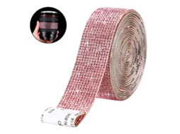 Fita Adesiva De Strass, Fitas Autoadesivas De Strass Com Cristais Brilhantes, Cor Ouro Rosa, Oferta Especial