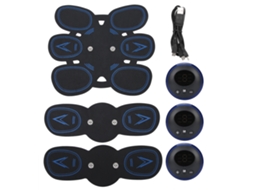 Adesivo De Massagem Muscular Abdominal Ems Smart Fitness Slowmoose
