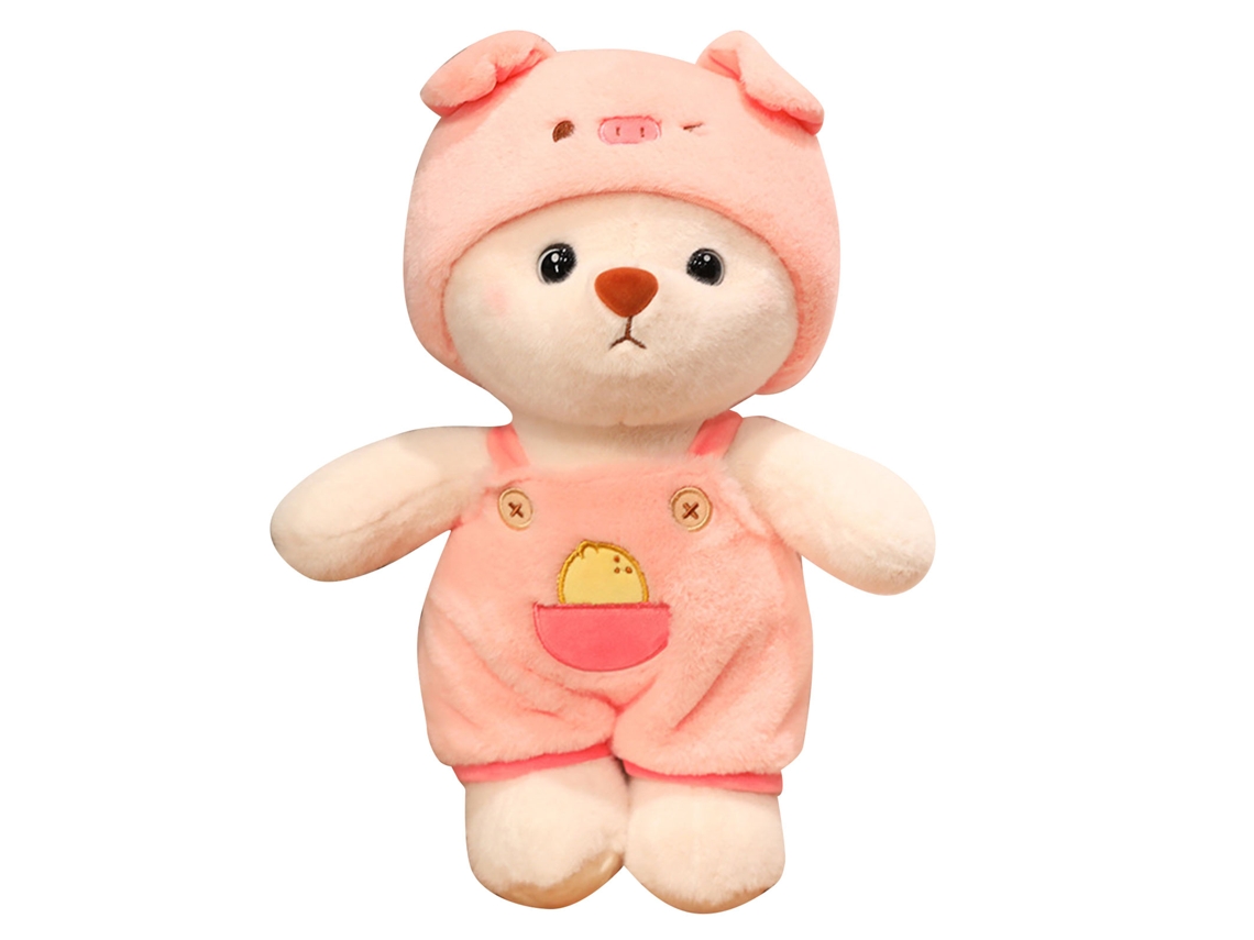 Walshlxq muñeco de Peluche Transformable Infantil Animal Calmante Cartoon Adorable Brinquedo de Sono Porquinho