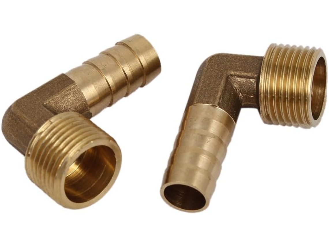 Conector de Mangueira de Latão, 3/8bsp, 10 mm, 2 peças CHABERLU