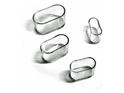 Protetores Para Pés De Cadeira E Móveis, 24 Peças, 15 X 30mm, Cor Transparente, Antirriscos, Ovais, Para Cadeiras, Móveis