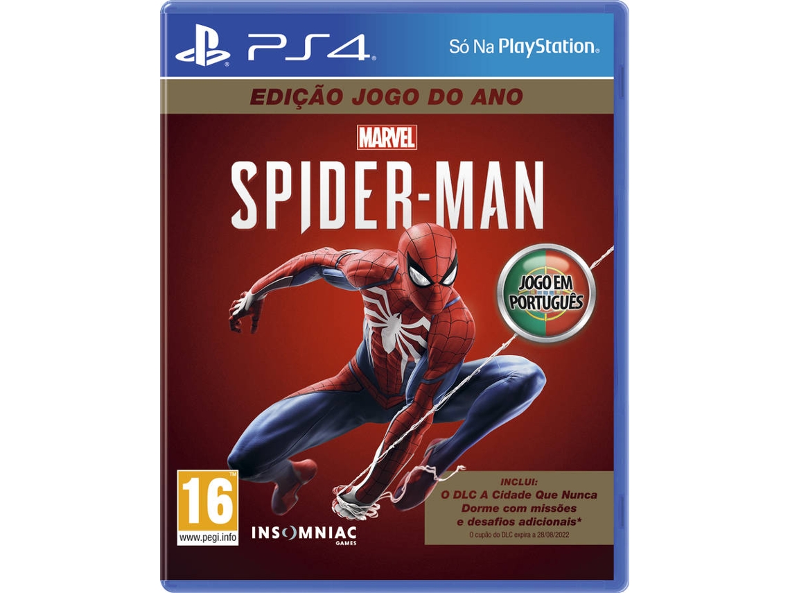 Jogo PS4 Marvel's Spider-Man (Goty)