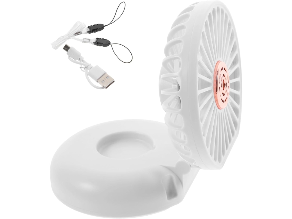 Ventilador de Pescoço, Bateria Recarregável, Usb Portátil para Uso Externo com Velocidade do Vento CHABERLU