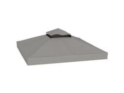 Cobertura para Gazebo de 3 X 3 Metros, Cobertura de Substituição para Gazebo com Camada Dupla, Proteção Solar Upf30+ SINI TECH STORE