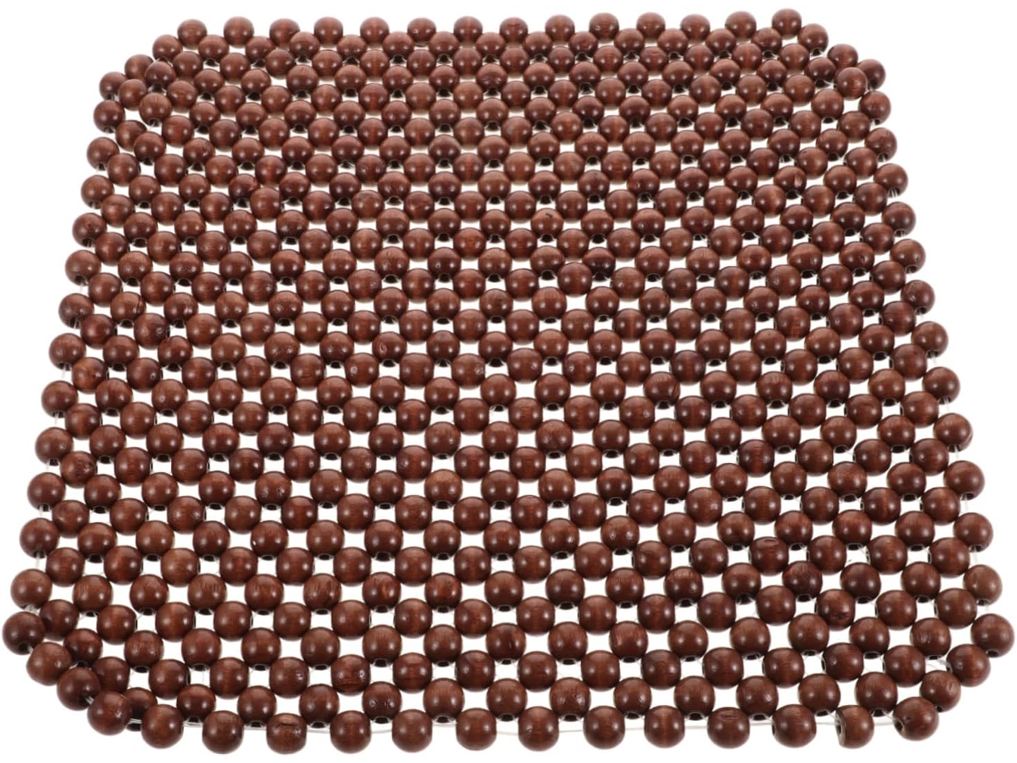 Almofada De Madeira Com Contas Para O Assento Do Motorista, Ideal Para O Trânsito De Outono.