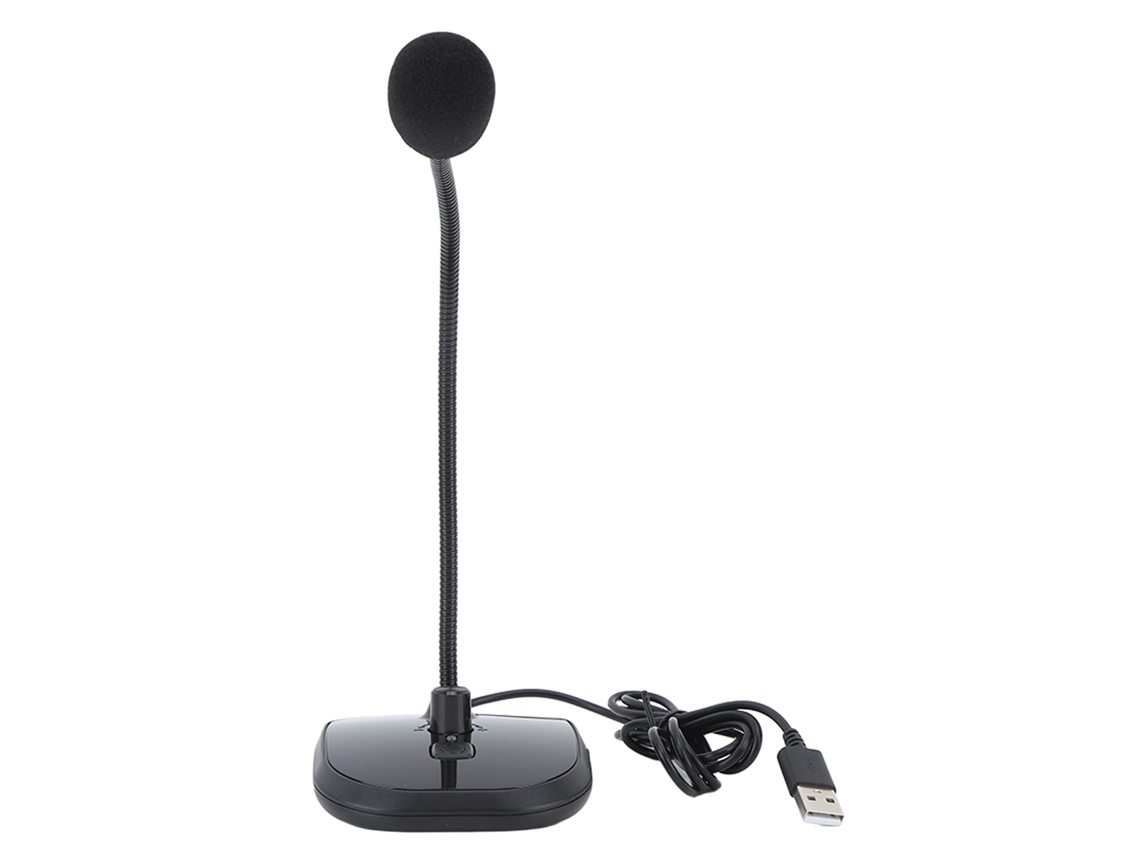 Microfone Usb Para Computador Pc Com Função De Escuta Para Conferência Jogos Gravação Transmissão Ao Vivo