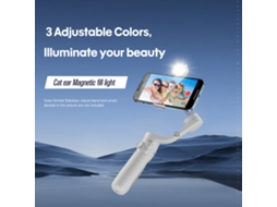 Startrc Multifunctional Magnetic Fill-in Light Portable Led Light With 3 Adjustable Color Temperature Compatible With Dji Om6/om Se/om 5/om4 Se