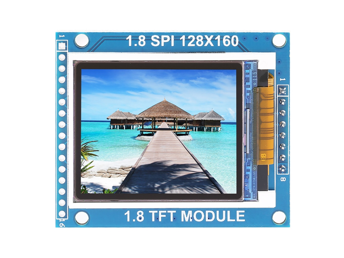 Módulo de tela LCD TFT 1.8 polegadas ST7735S resolução 128x160 para STM32 S/MARCA