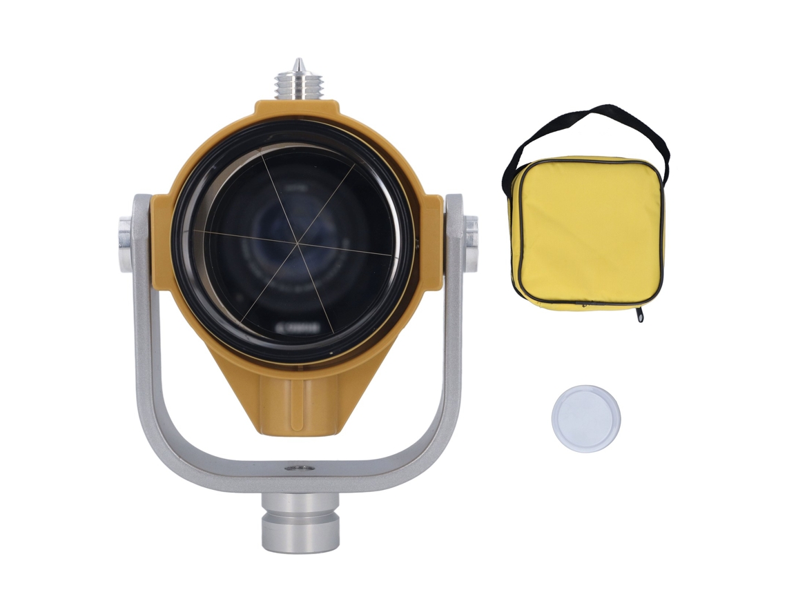 Yuru prisma Único para Estação Total Topcon com Saco Amarelo Claro para Mapeamento e Medição