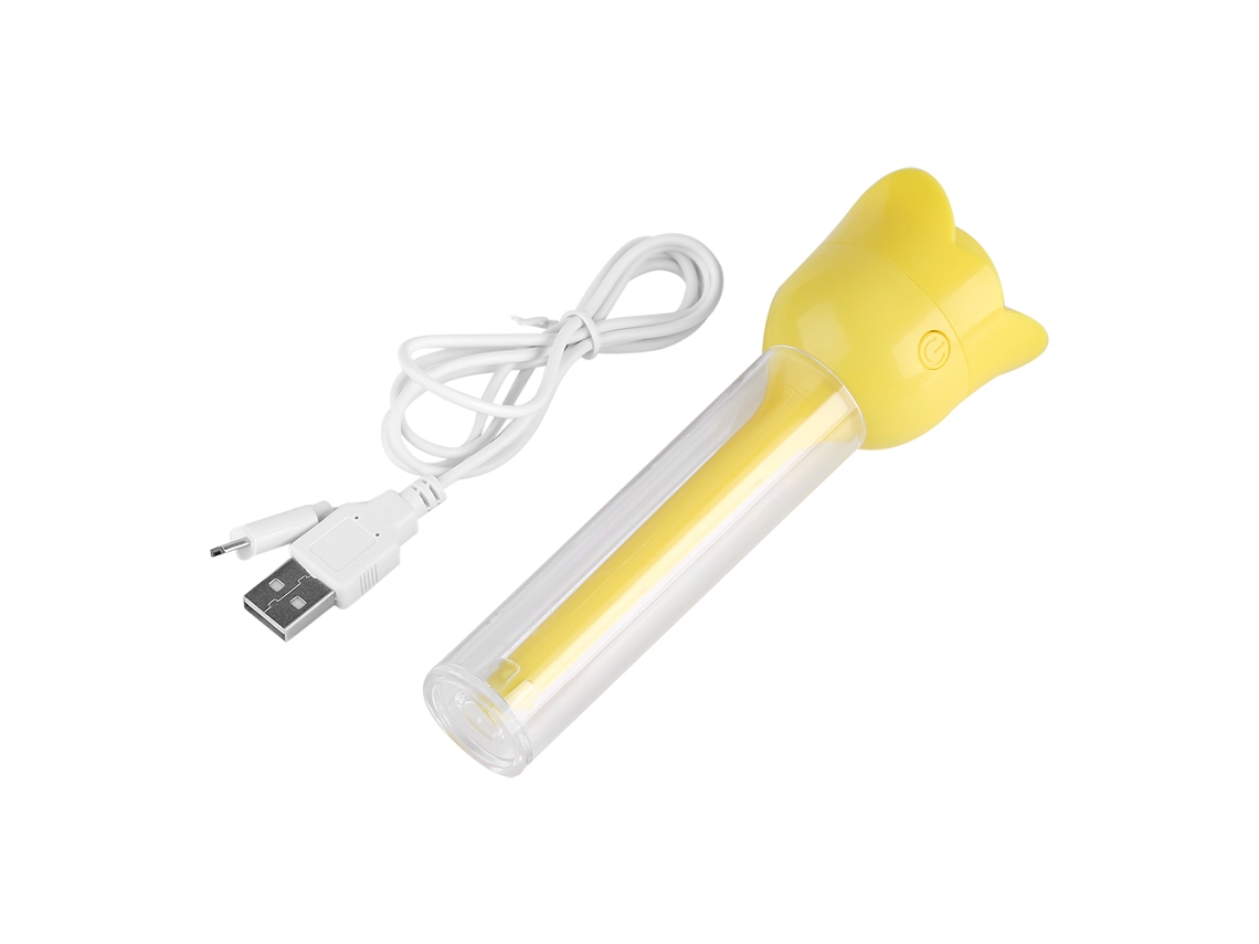 Umidificador Rosa Usb Laxiscreed Mini Para Hidratação E Purificação No Escritório