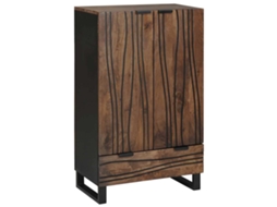 Vidaxl Highboard Castanho 60 X 33 X 100 Cm Madeira De Mangueira Maciça