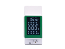 Medidor De Energia Elétrica Din 4 Em 1: Tensão Ca, Corrente, Kwh,