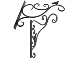 Suporte De Parede Para Flores, 2 Peças, Em Metal, Para Vasos, Ideal Para Decorar Jardins E Varandas. Gokoco