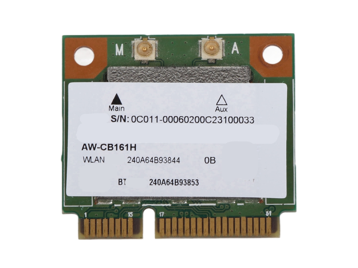 Placa De Rede Dual Band 433m Semi Mini Pci E Wireless 2.4g/5g Compatível Com 802.11ac/a/b/g/n Aquaforge